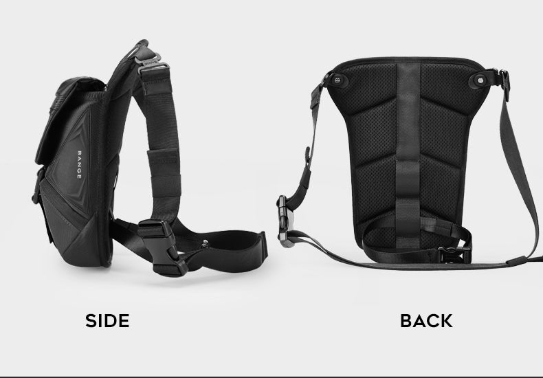BANGE Cobra Motorcycle Leg Bag Water Resistant 2in1 Sling Bag Motorcycle Pouch Bag