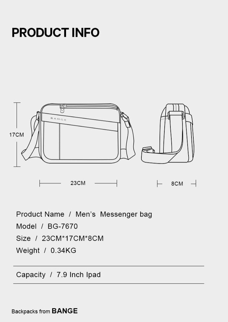BANGE Whiz Sling Bag
