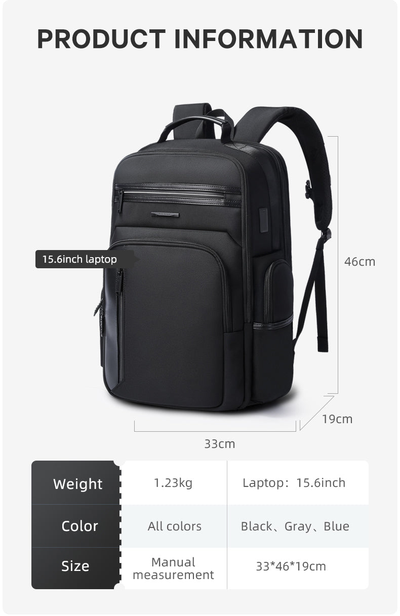 Bange Marshal Multi Compartment Business Laptop Backpack 15.6inch Lapt ...