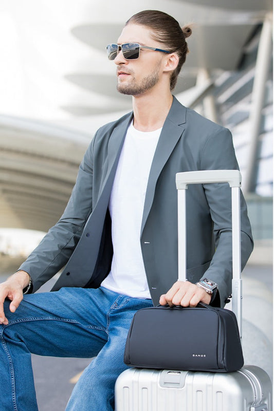 Bange Toiletry Travel Pouch Large Volume Make Up Pouch Waterproof Storage Bag