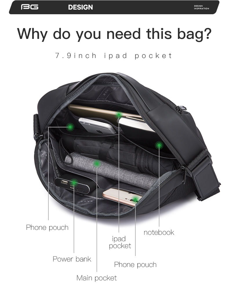 Bange Hertz Messenger/Sling Bag