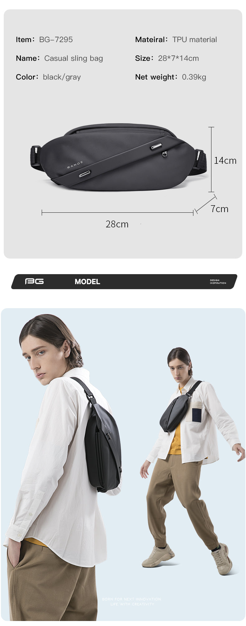 Bange Echo Crossbody Sling Bag