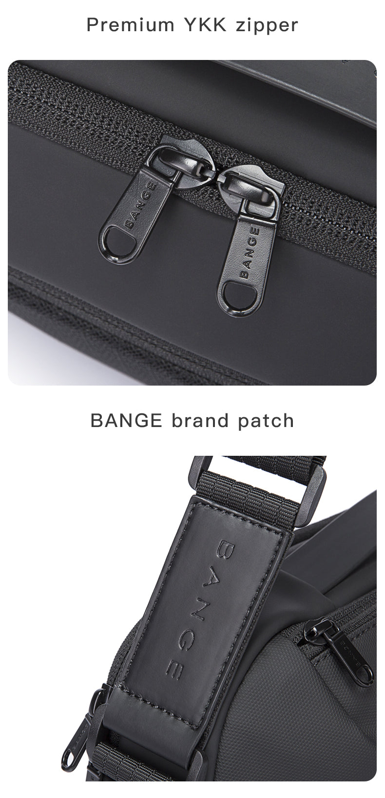 Bange Hertz Water-Resistant Messenger/Sling Bag
