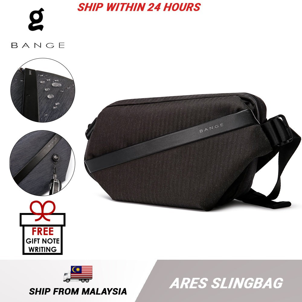 Bange Ares Multi Compartment Travel Water-Resistant Sling Bag